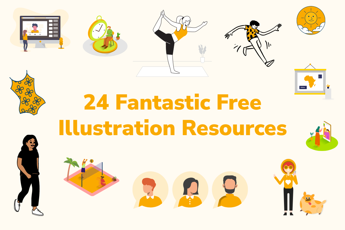 24 Fantastic Free Illustration Resources to Enhance Your Design Projects