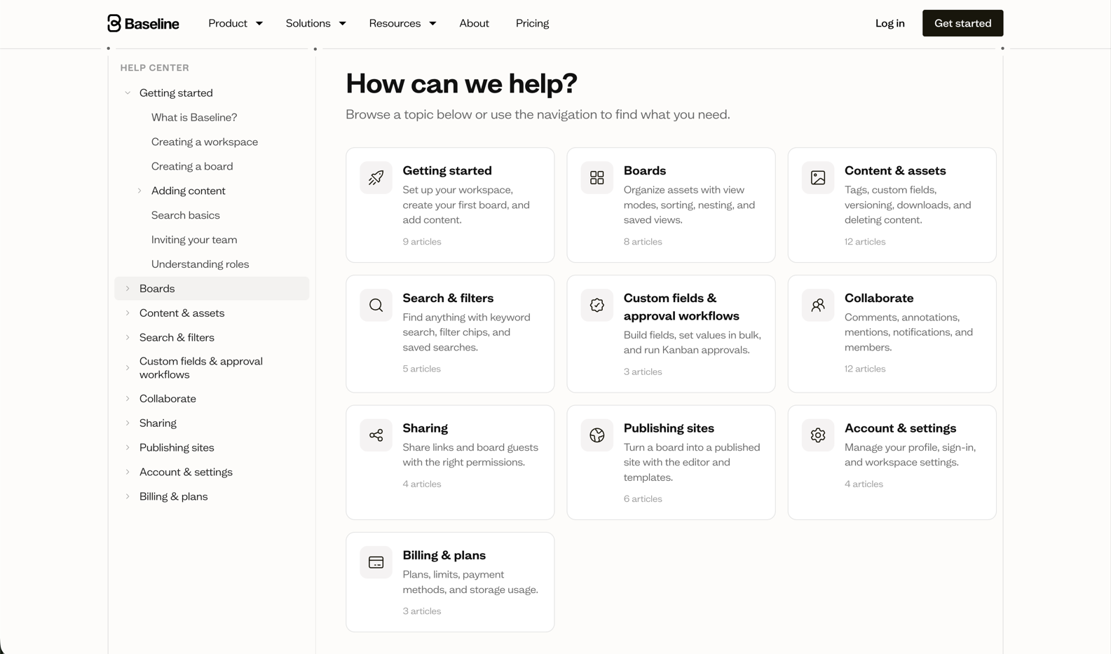 New: Help Center