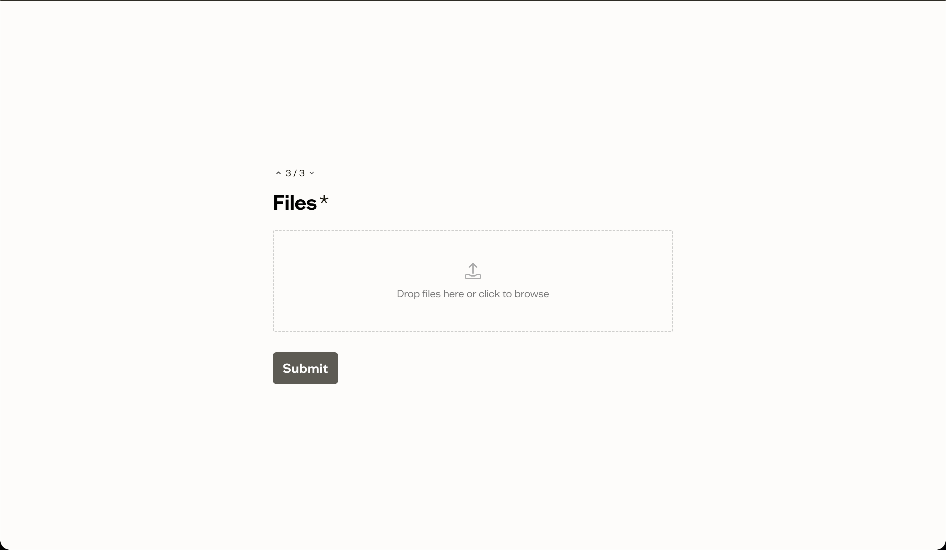 Share link button in the form builder