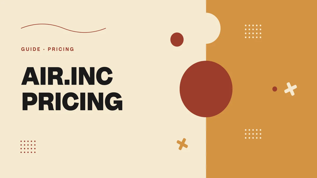 Air.inc Pricing 2026: What Credits Really Cost