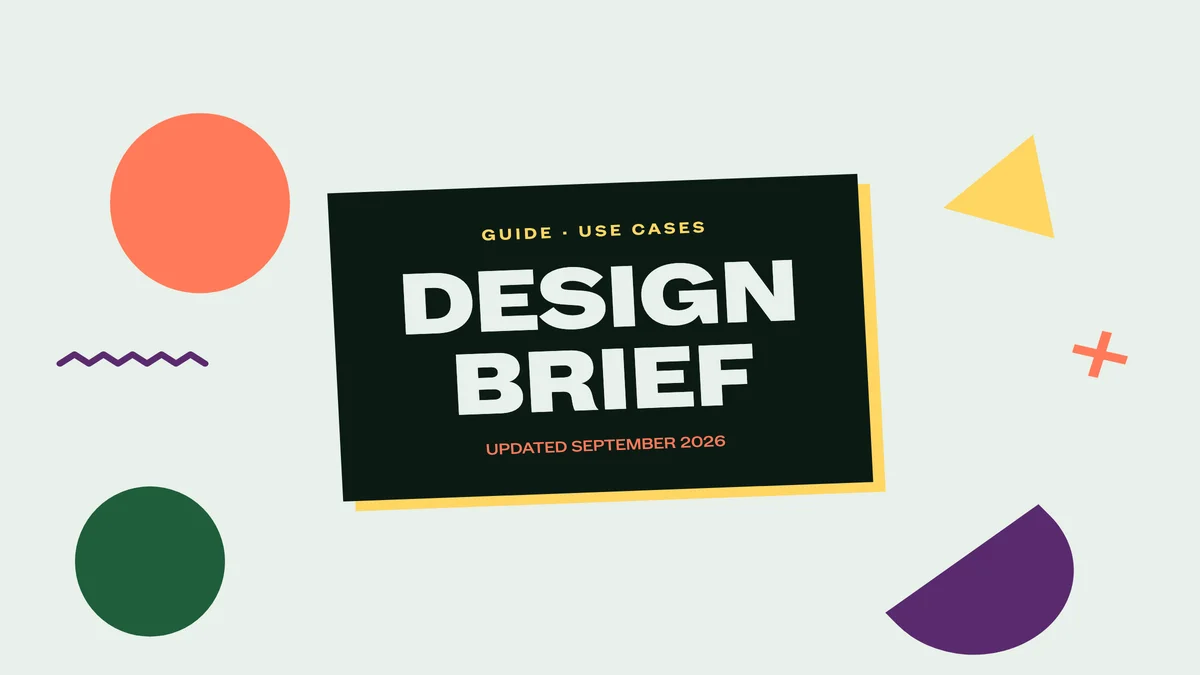 Design Brief Template for Agencies: Free Template + Real Example [2026]